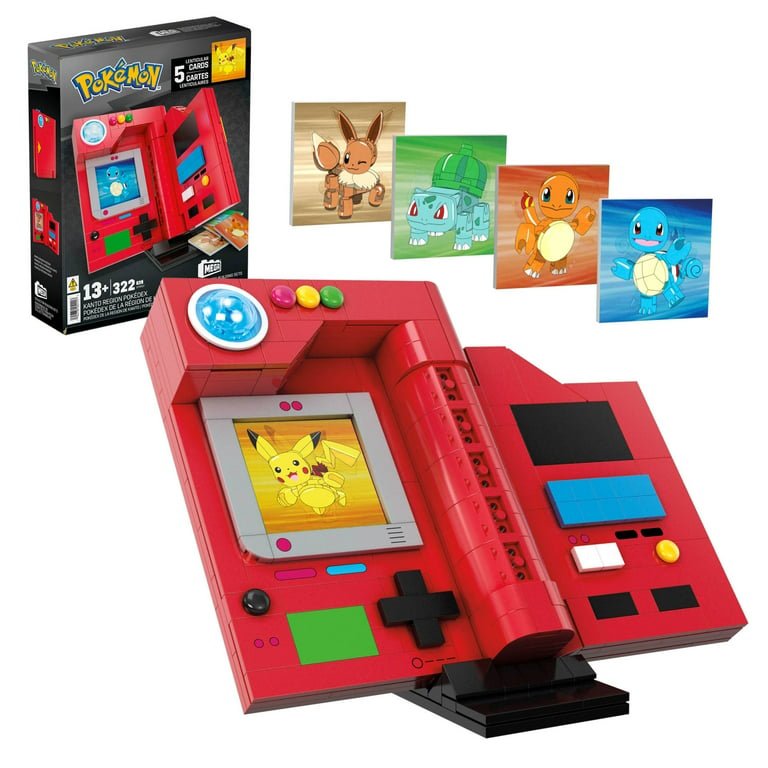 MEGA Pokémon Kanto Region Pokédex Building Kit (322Pieces) for Collectors