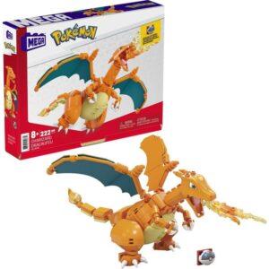 MEGA Pokemon Charizard Building Set with 1 Action Figure for Boys and Girls