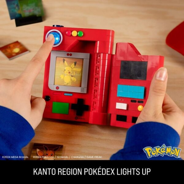 MEGA Pokémon Kanto Region Pokédex Building Kit (322Pieces) for Collectors - Image 3